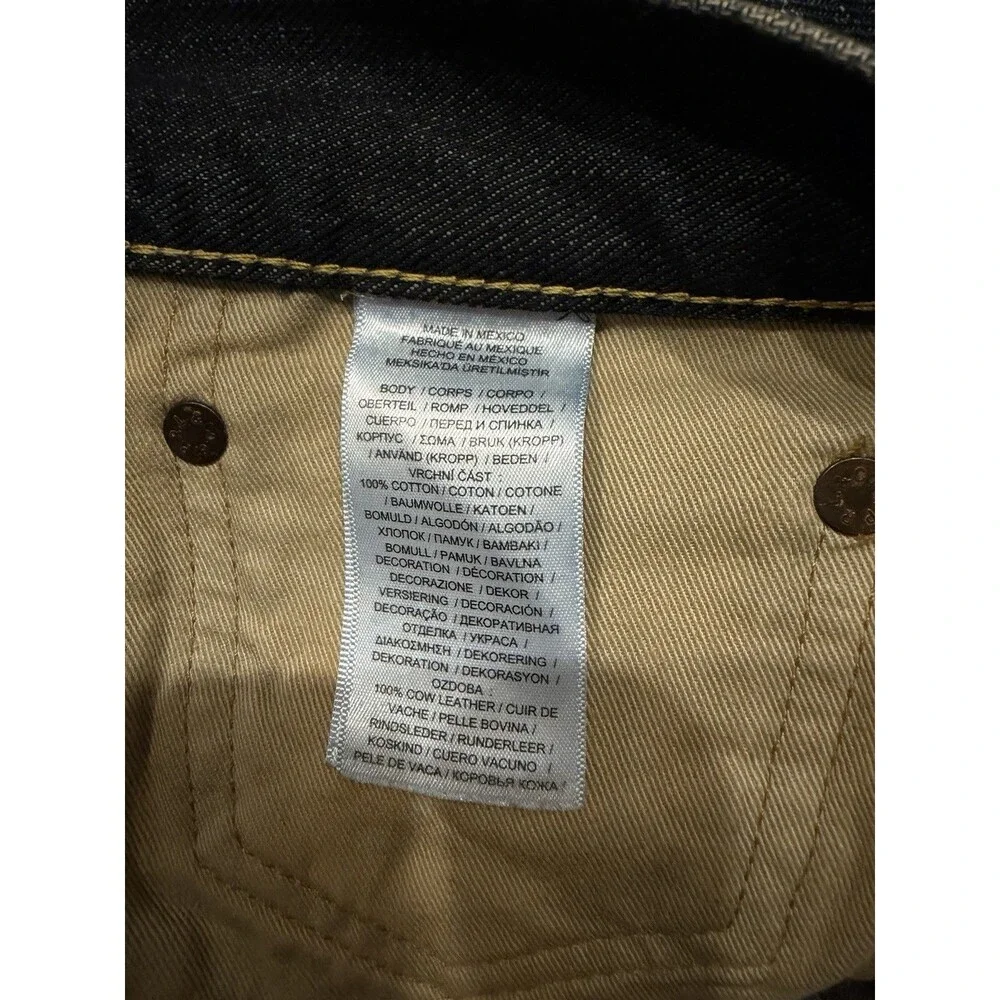 Polo Ralph Lauren Jeans Men 31x30 (Fits 34) Varick Slim Straight Patchwork Denim - Picture 7 of 12